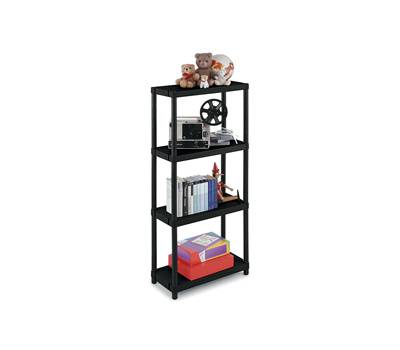 Scaffale 3060/4 - PPL - 4 ripiani - 60 x 30 x 132 cm - nero - Terry - 1001610 - 8005646016103 - DMwebShop