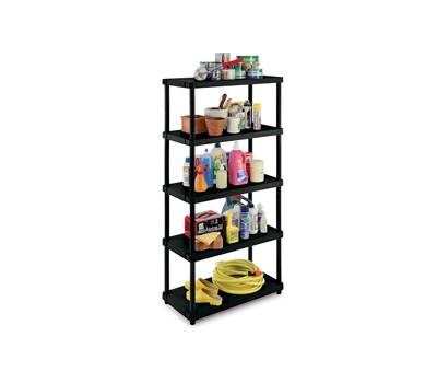 Scaffale 4080/5 - PPL - 5 ripiani - 80 x 40 x 173,4 cm - nero - Terry - 1001895 - 8005646012518 - DMwebShop