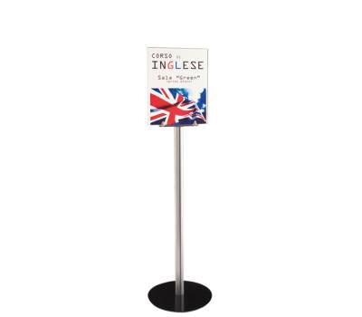 Piantana segnaletica - A4 - 32 x 126 cm - verticale - Tecnostyl - MB08 - 8010026007466 - DMwebShop
