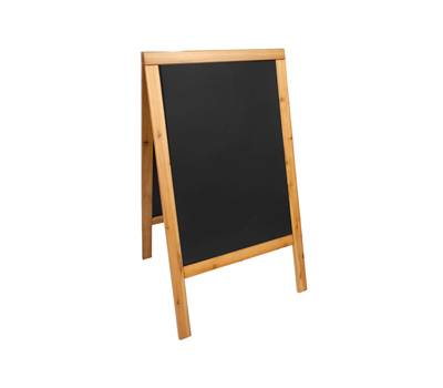 Lavagna Sandwich - cavalletto Teak - 69 x 125 cm - Securit - SBSW-TE-120 - 8718226495693 - DMwebShop