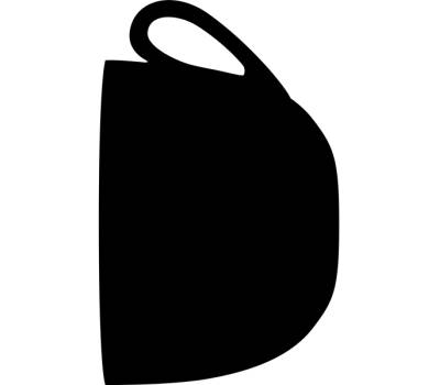 Lavagna da parete Silhouette - 44,5 x 30 cm - forma tazza - nero - Securit - FB-CUP - 8718226493866 - DMwebShop