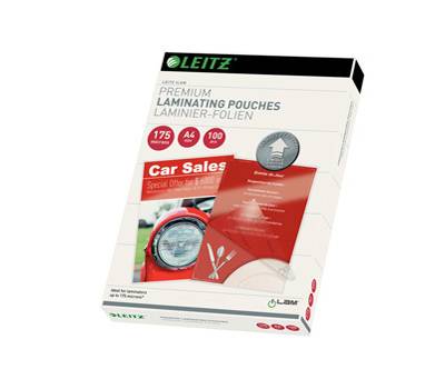 Pouches ILam - A4 - 216 x 303 mm - 2 x 175 micron - conf. 100 pezzi - Leitz - 74830000 - 4002432397679 - DMwebShop