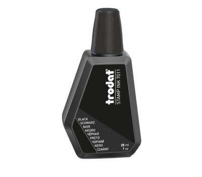 Inchiostro 7011 per timbro in gomma - nero - 28 ml - Trodat - 55886. - 92399558866 - DMwebShop