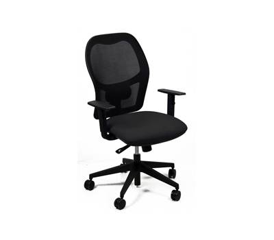 Seduta operativa Hubble HUHU - 4 blocchi - con braccioli regolabili - nero - Unisit - HUHU/BR/EN - 8050043742377 - DMwebShop