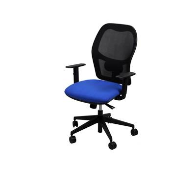 Poltrona operativa Hubble - con ruote e braccioli - blu - Unisit - HUHU/BR/EB - 8050043742643 - DMwebShop