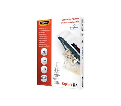 Pouches Capture125 - A5 - 154 x 216 mm - 2 x 125 micron - scatola 100 pezzi - Fellowes - 5307302 - 77511530739 - DMwebShop Pouches Capture125 - A5 - 154 x 216 mm - 2 x 125 micron - scatola 100 pezzi - Fellowes - 5307302 - 77511530739 - DMwebShop