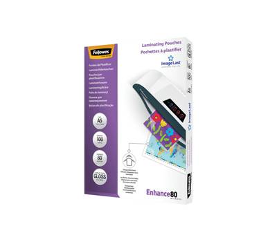 Pouches Enhance80 - A5 - 154 x 216 mm - 2 x 80 micron - scatola 100 pezzi - Fellowes - 5306002 - 77511530609 - DMwebShop