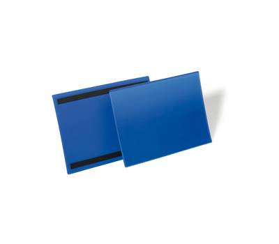 Buste identificative magnetiche - 15 x 6,7 cm - blu - conf. 50 pezzi - Durable - 1742-07 - 4005546109015 - DMwebShop