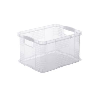 Contenitore portaoggetti - 39 x 29 x 21,5 cm - A4 - 17,5 lt - PPL - trasparente - Rotho - F600156 - 7610859060075 - DMwebShop