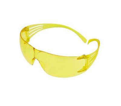 Occhiali di protezione Securefit SF203AF - policarbonato - giallo - 3M - 82202 - 7100112008 - 51131272545 - DMwebShop