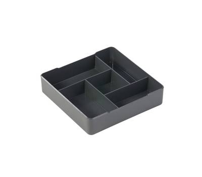 Organizer da tavolo Coffee Point - 4,8 x 21 x 21 cm - ABS - grigio carbone - Durable - 3386-58 - 4005546978680 - DMwebShop