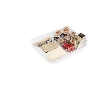 Organizer da cassetto Coffee Point - 4,8 x 24,2 x 32,9 cm - acrilico - trasparente - Durable - 3384-19 - 4005546978727 - DMwebShop