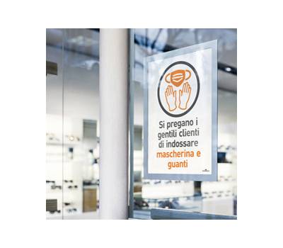 Cornice Duraframe Sun - A4 - 21 x 29,7 cm - argento - conf. 2 pezzi - Durable - 4841-23 - 4005546978475 - DMwebShop