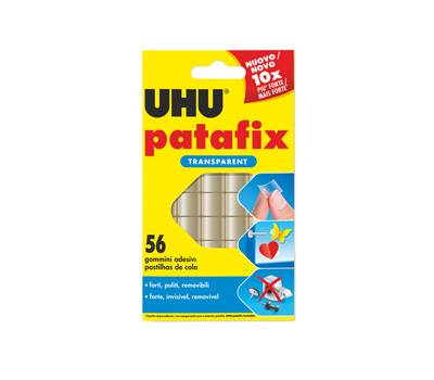 Supporti in gomma adesiva Patafix - invisibile - conf. 56 pezzi - Uhu - D1601 - 34992 - 4026700373653 - DMwebShop
