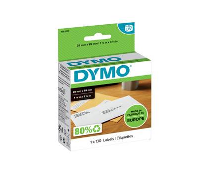 Rotolo 130 etichette LW - 28 x 89 mm - carta - indirizzi standard - bianco - Dymo - 1983173 - 3501179831732 - DMwebShop