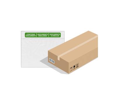 Busta adesiva - Speedy Doc - con stampa CONTIENE DOCUMENTI - formato C5 (23 x 16,5 cm) - PPL/PE - conf. 1000 pezzi - Favorit - 400089730 - 8006779003565 - DMwebShop
