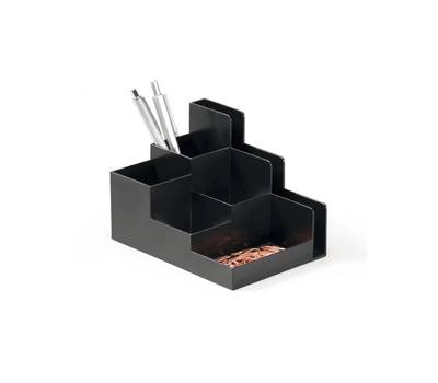 Portaoggetti da scrivania Optimo - 16,2 x 11,8 x 11 cm - nero - Durable - 1701588058 - 4005546108131 - DMwebShop