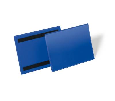 Buste identificative magnetiche - A5 orizzontale - blu - conf. 50 pezzi - Durable - 1743-07 - 4005546109022 - DMwebShop