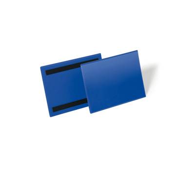 Buste identificative magnetiche - A5 orizzontale - blu - conf. 50 pezzi - Durable - 1743-07 - 4005546109022 - DMwebShop