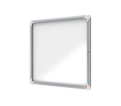 Bacheca per esterni fondo magnetico bianco 6 fogli A4 orizzontale - 16203