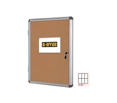 Bacheca per interni fondo in sughero 6 fogli A4 orizzontale - 16420 Bacheca per interni fondo in sughero 6 fogli A4 orizzontale - 16420