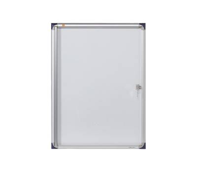 Bacheca per interni ultrapiatta fondo in metallo magnetico bianco 4 fogli - A4,16409