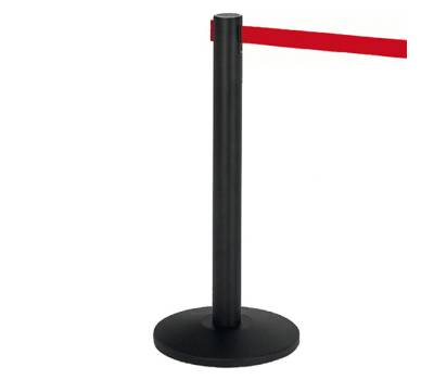 Colonnina segnapercorso Alfa nera altezza 95 cm - 13676