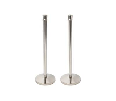 Colonnina segnapercorso cromata Budget altezza 100 cm - 13677