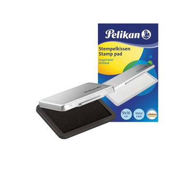 Cuscinetto per timbri 9 x 16 cm nero - 14680