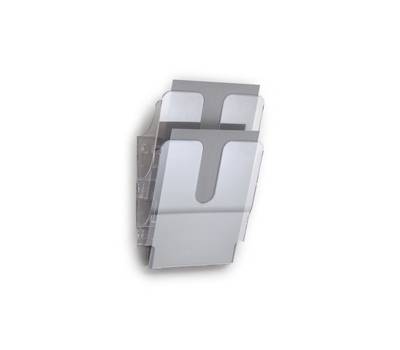 Display da parete Flexiplus 2 tasche A4 trasparente - 13463 Display da parete Flexiplus 2 tasche A4 trasparente - 13463