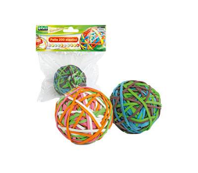 Elastici diametro 5 cm colori assortiti sfera da 200 elastici - 5629