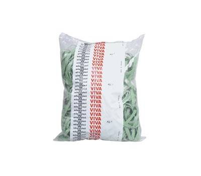 Elastici fettuccia diametro 10 x 08 cm gomma 1 kg verde Viva - 5612