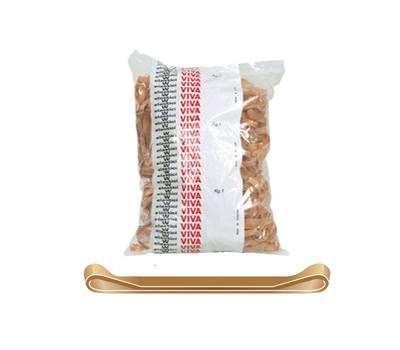 Elastici fettuccia diametro 15 x 08 cm 1 kg caucciu avana Viva - 5626