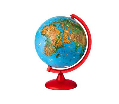 Globo geografico illuminato Zoo Globe diametro 26 cm - 13605 Globo geografico illuminato Zoo Globe diametro 26 cm - 13605