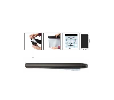 Lavagna adesiva in rotolo 100 x 45 cm nero - 13545