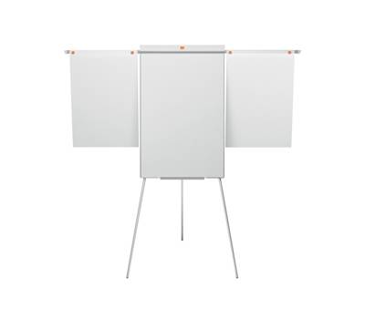 Lavagna portablocco Classic con cavalletto 100 x 68,5 cm bracci estensibili bianco - 13530