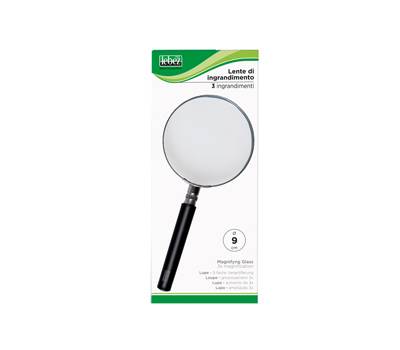 Lente di ingrandimento diametro 9 cm nero Lebez 1124 - 14562