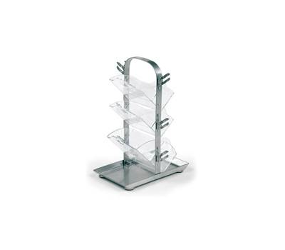 Portatimbri Fishbone 6 piu 6 posti silver - 16162