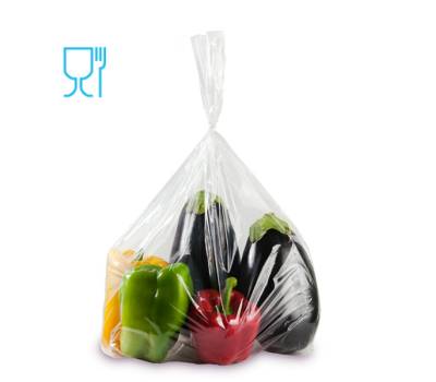 Sacchetti Rex per alimenti 50 x 70 cm 30 micron PE trasparente - 14544