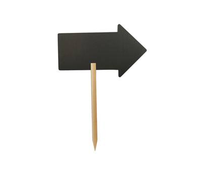 Silhouette Board Sticks forma freccia 67 x 49,2 cm nero - 13542