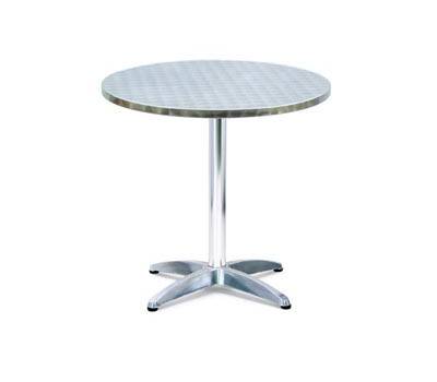 Tavolo bar tondo diametro 70 cm altezza 70 cm alluminio acciaio Serena Group 40404D - 17574