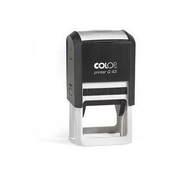 Timbro Printer Q 43,43x43 mm 8 righe quadrato autoinchiostrante - 15017