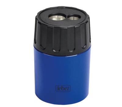 Temperamatite - 2 fori - con contenitore - conf. 10 pezzi - Lebez - 430 - 8007509052617 - DMwebShop - 1