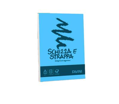 Blocco Schizza e Strappa - A6 - 105 x 148 mm - 50 gr - 150 fogli - conf. 5 pezzi - Favini - A200706 - 32635A - DMwebShop - 1