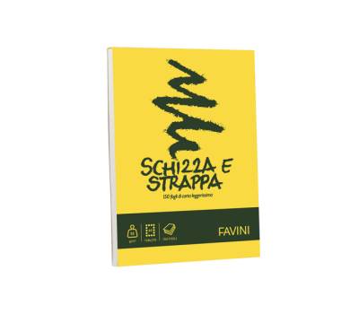 Blocco Schizza e Strappa - A5 - 150 x 210 mm - 50 gr - 150 fogli - conf. 5 pezzi - Favini - A200705 - 32636A - DMwebShop - 1