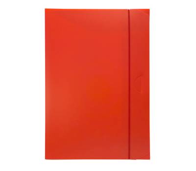 Cartella progetto con elastico - 24 x 35 cm - dorso 3 cm - rosso - conf. 10 pezzi - Fellowes - U140-RO - 8015687007206 - DMwebShop - 1