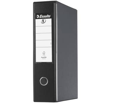 Registratore Eurofile G55 - dorso 8 cm - protocollo - 23 x 33 cm - nero - Esselte - 390755130 - 8004157735138 - DMwebShop - 1