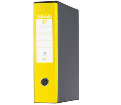 Registratore Eurofile G53 - dorso 8 cm - commerciale - 23 x 30 cm - giallo - Esselte - 390753090 - 8004157733097 - DMwebShop - 1