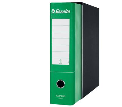 Registratore Essentials G75 dorso 8 cm protocollo 23 x 33 cm verde Esselte 390775180 - 4518 - 2
