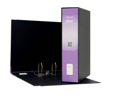Registratore Dox 2 - dorso 8 cm - protocollo - 23 x 34 cm - lilla - Esselte - Dox - D15229 - 8004389087609 - DMwebShop - 1